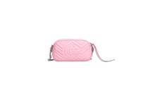 GUCCI GG MARMONT CAMERA BAG SMALL MATELASSE PINK