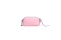 GUCCI GG MARMONT CAMERA BAG SMALL MATELASSE PINK