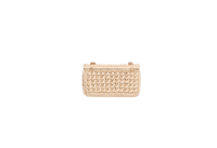 CELINE TRIOMPHE CHAIN SHOULDER RAFFIA