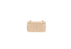 CELINE TRIOMPHE CHAIN SHOULDER RAFFIA