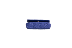 YSL JAMIE MEDIUM RAFFIA ROYAL BLUE