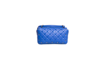 VALENTINO ROCKSTUD SPIKE SHOULDER BAG BLUE