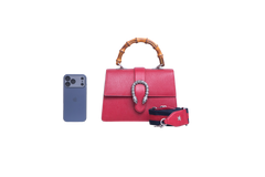 GUCCI DIONYSUS BAMBOO MEDIUM LEATHER RED