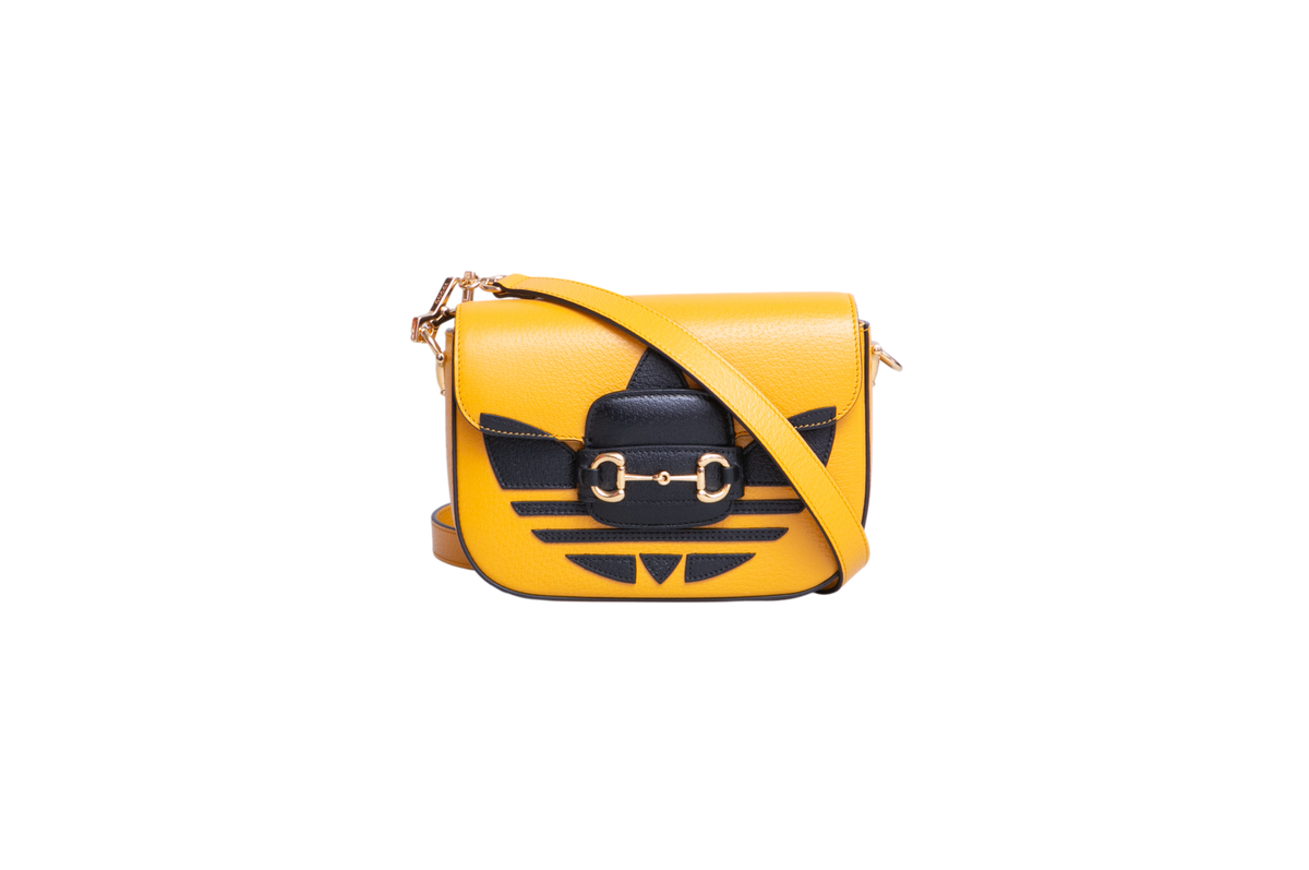 GUCCI X ADIDAS HORSEBIT 1955 SMALL MUSTARD