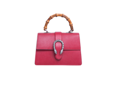 GUCCI DIONYSUS BAMBOO MEDIUM LEATHER RED