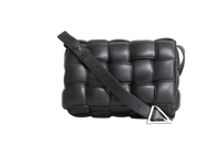 BOTTEGA CASSETTE PADDED INTRECCIATO BLACK