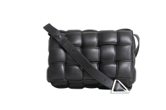 BOTTEGA CASSETTE PADDED INTRECCIATO BLACK