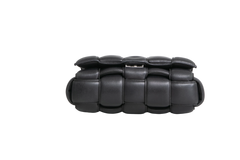 BOTTEGA CASSETTE PADDED INTRECCIATO BLACK