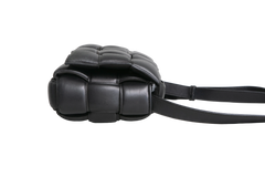 BOTTEGA CASSETTE PADDED INTRECCIATO BLACK