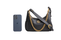 GUCCI SMALL APHRODITE SHOULDER BAG BLACK