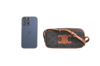 CELINE MINI CAMERA CUIR TRIOMPHE COATED BROWN