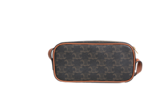 CELINE MINI CAMERA CUIR TRIOMPHE COATED BROWN