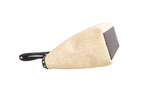 VALENTINO ROCKSTUD RAFFIA TOTE NATURAL/DARK BROWN