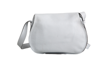 CHLOE SADDLE BAG GRAINED CALFSKIN MARCIE LIGHT CLOUD