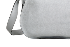 CHLOE SADDLE BAG GRAINED CALFSKIN MARCIE LIGHT CLOUD