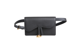 DIOR SADDLE BELT POUCH BLACK