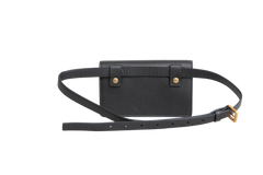 DIOR SADDLE BELT POUCH BLACK