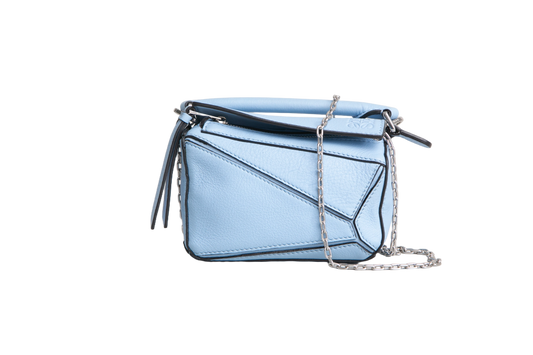 LOEWE PUZZLE BAG NANO LIGHT BLUE