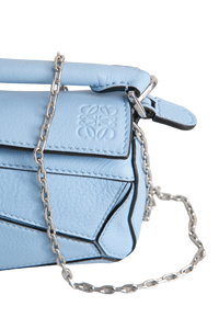 LOEWE PUZZLE BAG NANO LIGHT BLUE