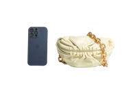 BOTTEGA THE BELT CHAIN POUCH BUTTER CREAM