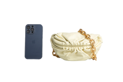 BOTTEGA THE BELT CHAIN POUCH BUTTER CREAM