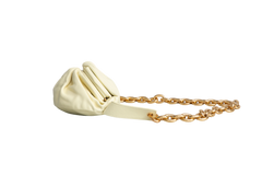 BOTTEGA THE BELT CHAIN POUCH BUTTER CREAM