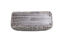 FENDI PEEKABOO LARGE PYTHON LIGHT GRAY