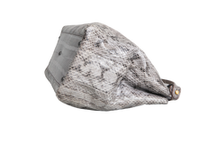 FENDI PEEKABOO LARGE PYTHON LIGHT GRAY