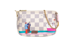 LV POCHETTE ACESSOIRES TRANSATLANTIQUE DAMIER AZUR