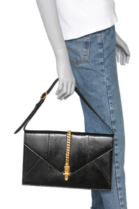 GUCCI SYLVIE 1969 MEDIUM PYTHON EMBOSSED