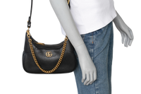 GUCCI SMALL APHRODITE SHOULDER BAG BLACK