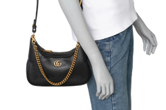 GUCCI SMALL APHRODITE SHOULDER BAG BLACK