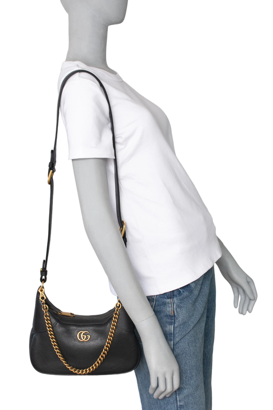 GUCCI SMALL APHRODITE SHOULDER BAG BLACK