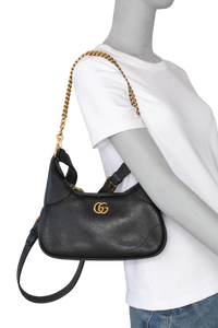 GUCCI SMALL APHRODITE SHOULDER BAG BLACK