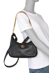 GUCCI SMALL APHRODITE SHOULDER BAG BLACK