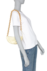 BOTTEGA THE BELT CHAIN POUCH BUTTER CREAM