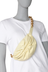 BOTTEGA THE BELT CHAIN POUCH BUTTER CREAM