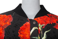 DG JACKET RED FLOWERS COTTON PRINTED