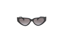 VALENTINO CAT EYE ACETATE BLACK VLOGO
