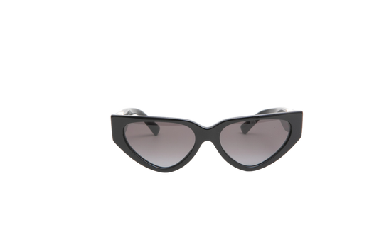 VALENTINO CAT EYE ACETATE BLACK VLOGO