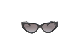 VALENTINO CAT EYE ACETATE BLACK VLOGO