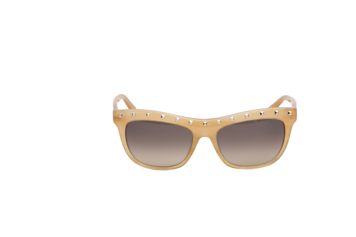 VALENTINO ACETATE BEIGE FRAME STUDS