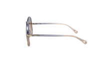 CHLOE ROUND ACETATE BLUE & TRANSPARENT