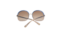 CHLOE ROUND ACETATE BLUE & TRANSPARENT