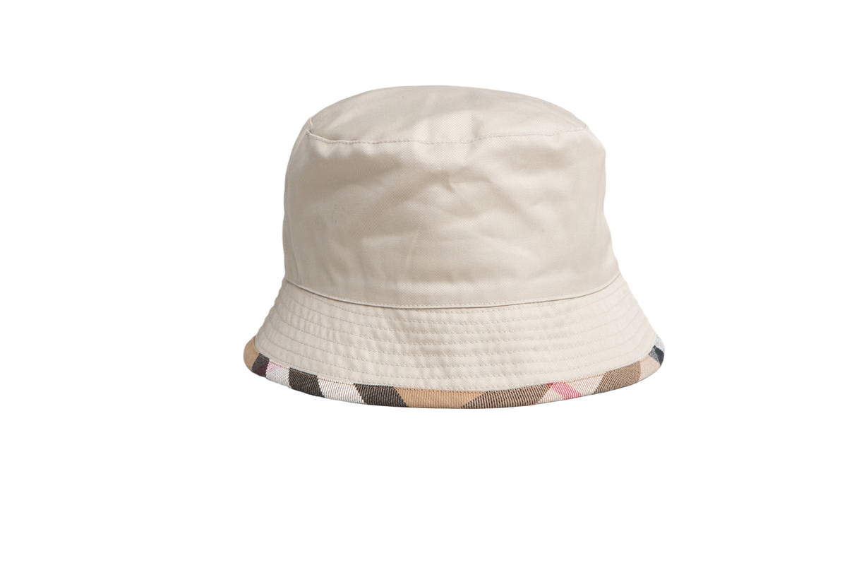 BURBERRY BUCKET COTTON BEIGE