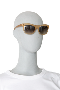 VALENTINO ACETATE BEIGE FRAME STUDS