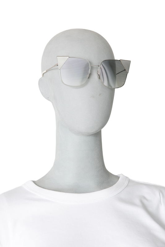 FENDI LEI CAT EYE FF CLEAR GREY