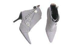 LV ANKLE BOOTS JANET STRIPED NAVY - 38 BR