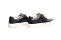 ROGER VIVIER SLIP-ON SNEAKERS PATENT LEATHER EMBELLISHED BLACK - 34 BR