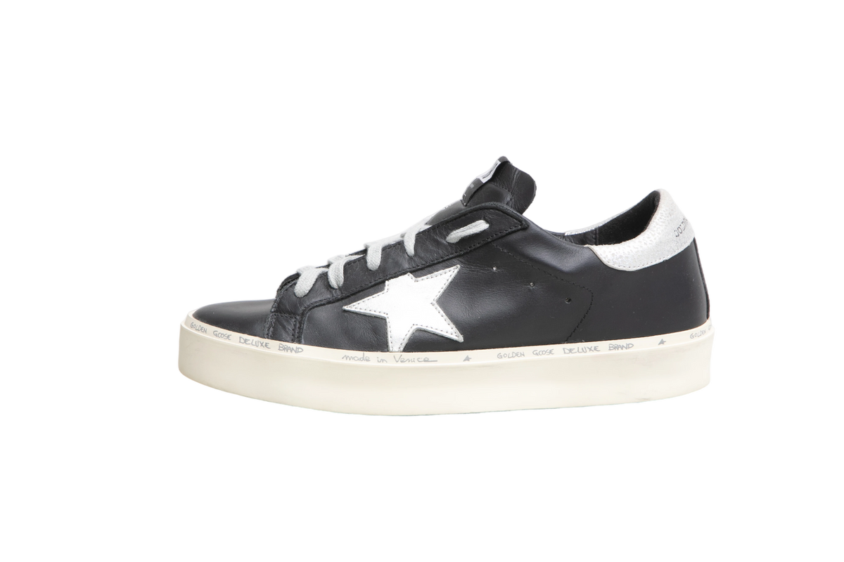 GOLDEN GOOSE HI STAR MATTE BLACK - 39 BR